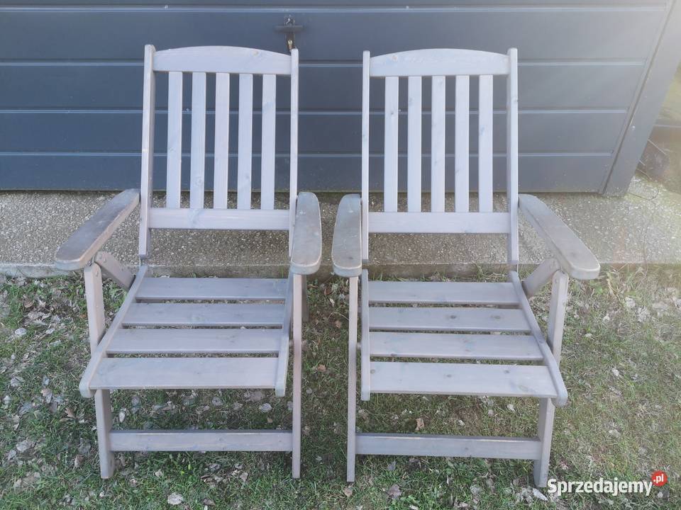 Drewniane krzesła ogrodowe Harbo SWEDEN