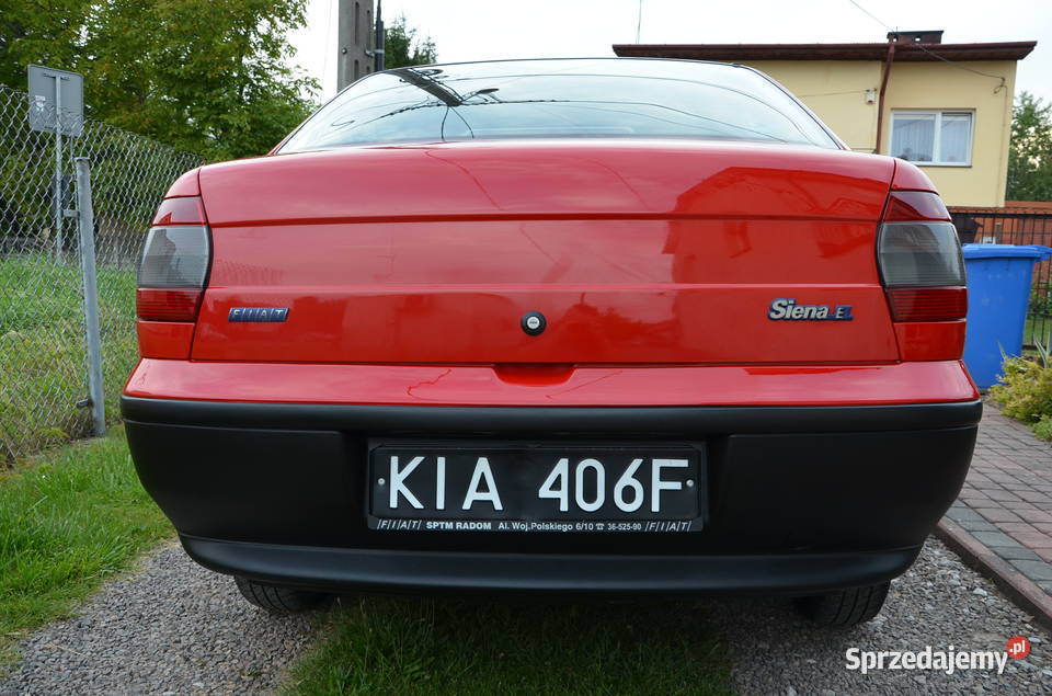 Fiat Siena 14 Benzyna Unikat Niski Przebieg Zarejestrowany w Polsce Kielce