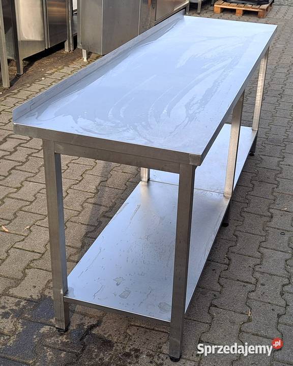 STÓŁ GASTRO Z PÓŁKĄ WZMACNIANY 2006085 M1254N Biznes i Przemysł Nowe Skalmierzyce