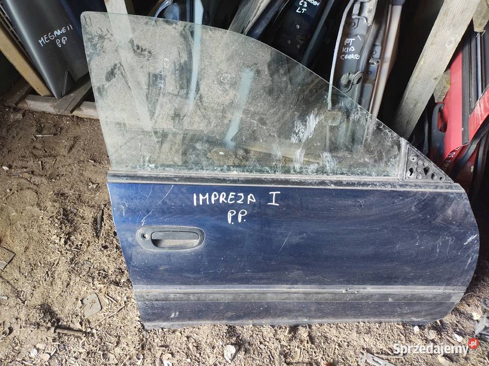 SUBARU IMPREZA I drzwi przód tyl kod lakieru 52D