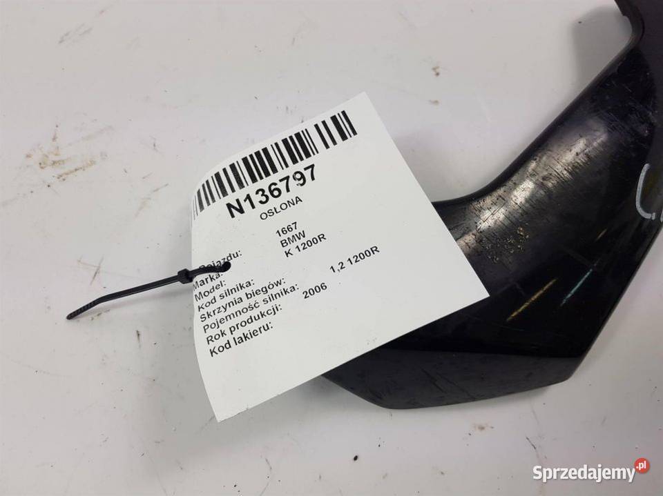 OSŁONA K 1200R AMORTYZATORA LEWA PRZÓD 7686599 Lipno sprzedam