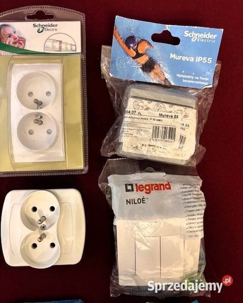 Osprzęt elektryczny różny Szczecin sprzedam