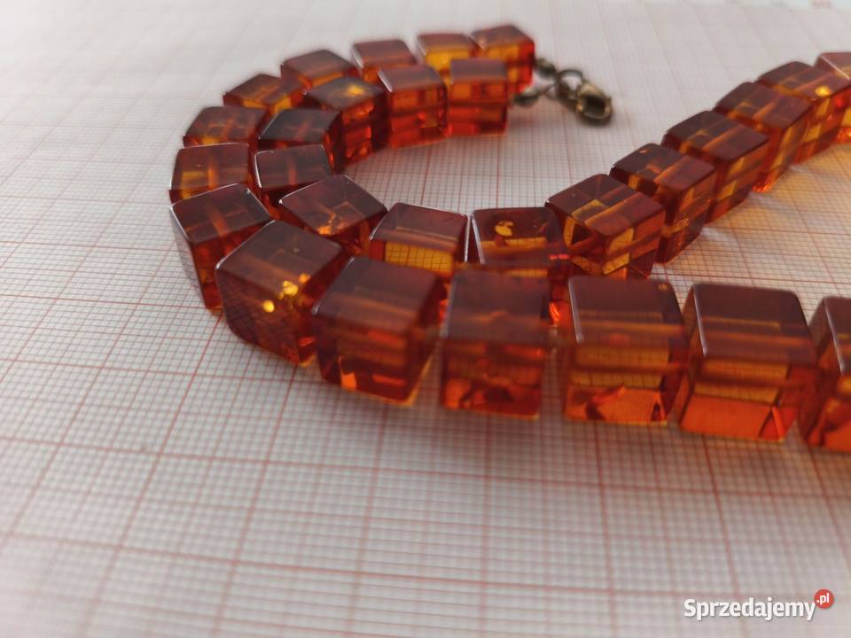 Naszyjnik Bursztyn Vintage Białystok