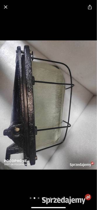 Lampa retro odrestaurowana firmy Polam Wilkasy śląskie