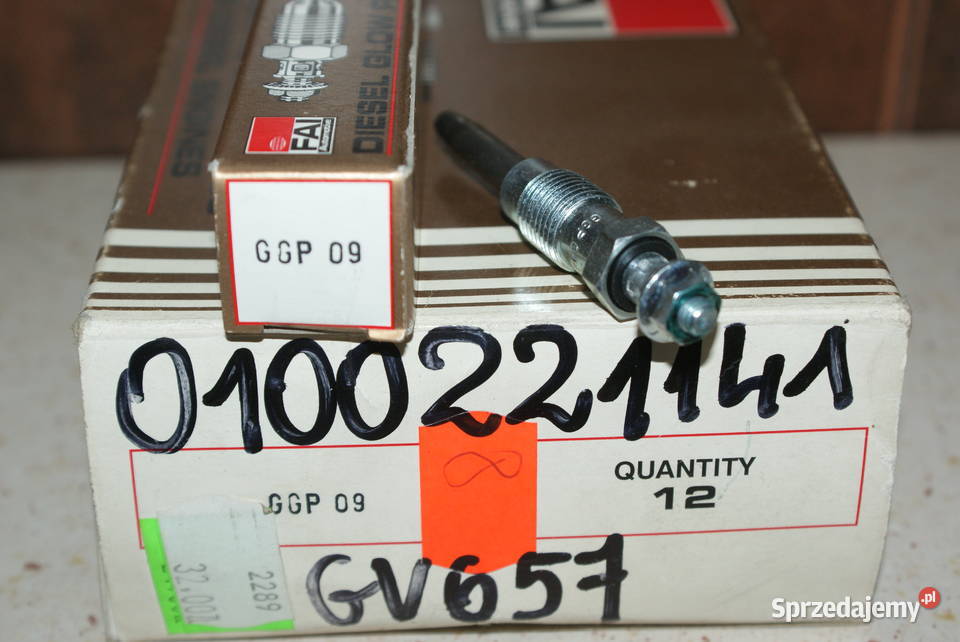 GGP09 GV657 Świeca żarowa ALFA ROMEO 164 33 75 Białobrzegi