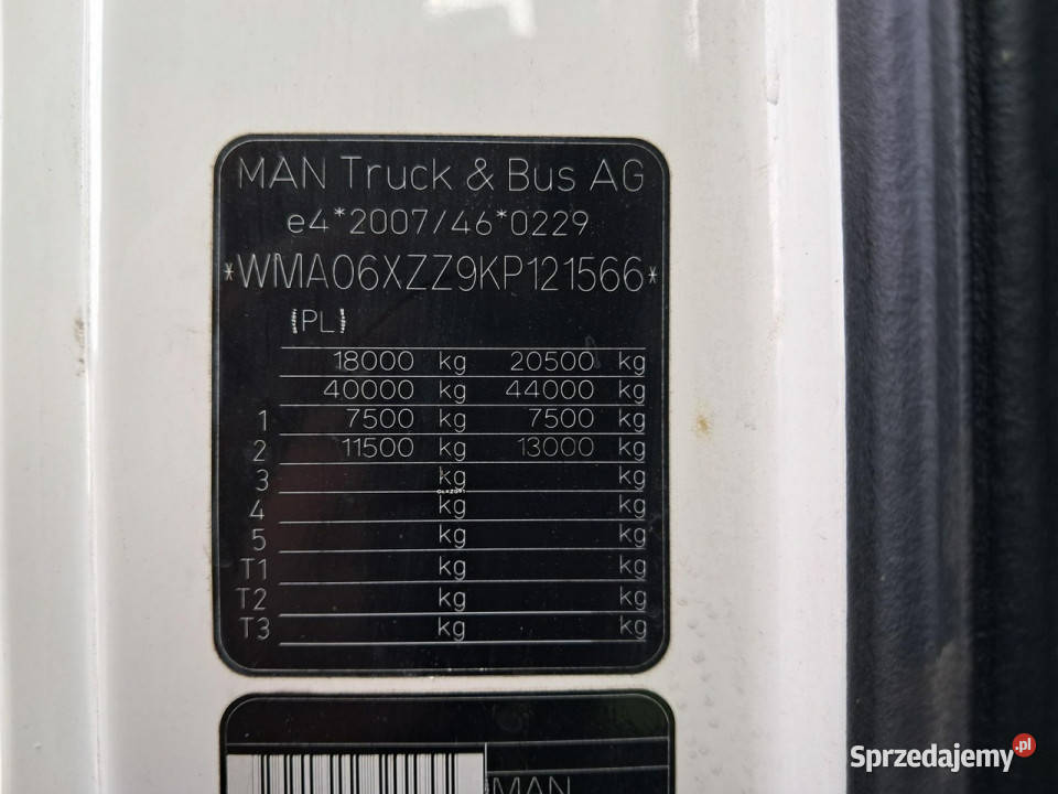 MAN tgx Poleasingowe BZ Komorniki