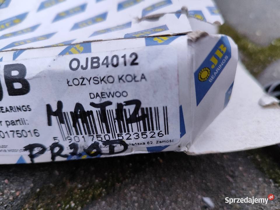 Zestaw łożysk koła przedniego Daewoo Matiz sprzedam