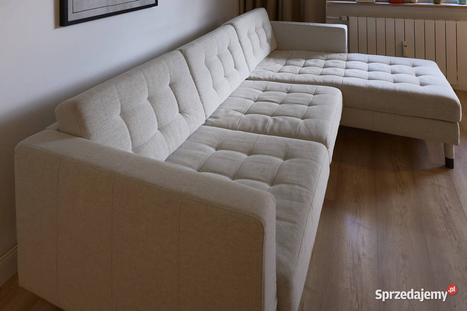 IKEA Landskrona sofa 3osobowa z szezlongiem Sofy i kanapy