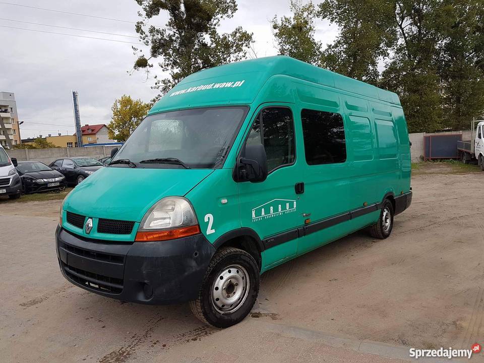 Renault Master Jumbo Uszkodzony silnik 9 osób Samochody dostawcze Sochaczew
