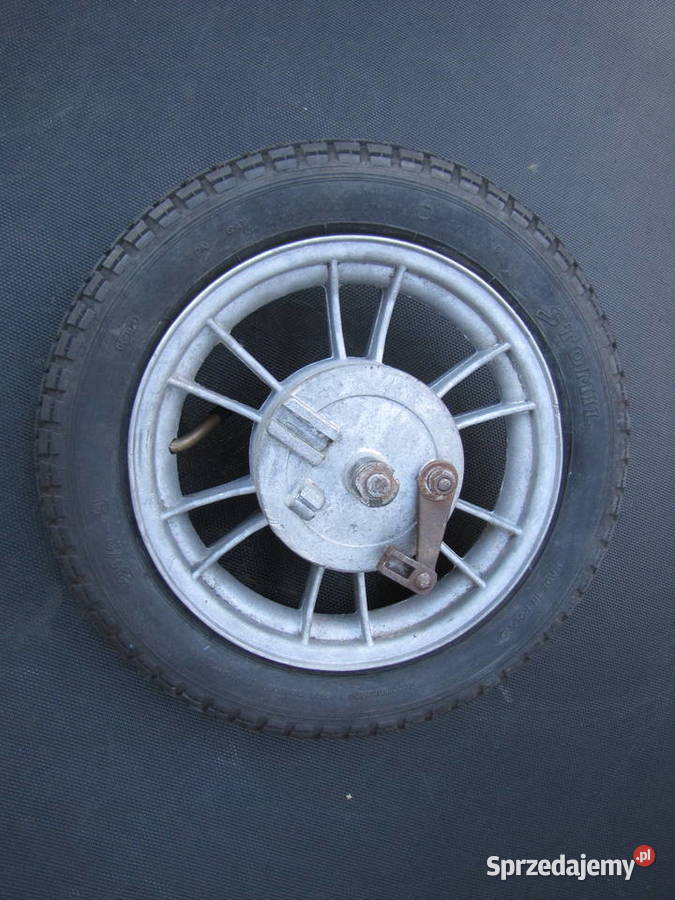 Koło motorynka Romet felga opona Stomil koło Średnica 10" Rzepin Drugi