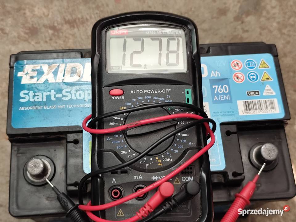 Akumulator 12 V 70 Ah Exide StartStop AGM Płońsk sprzedam