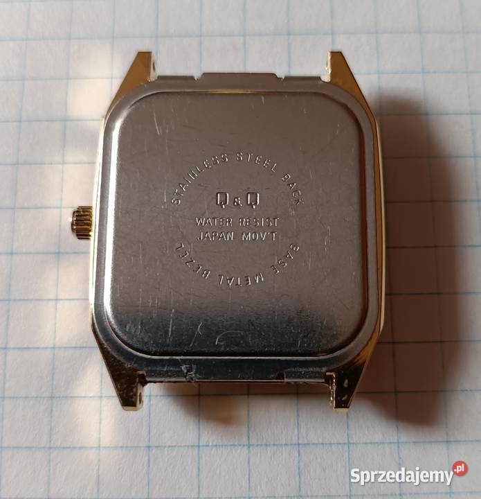 ZEGAREK MARKI QQ QUARTZ W KOLORZE ZŁOTYM Piszczac