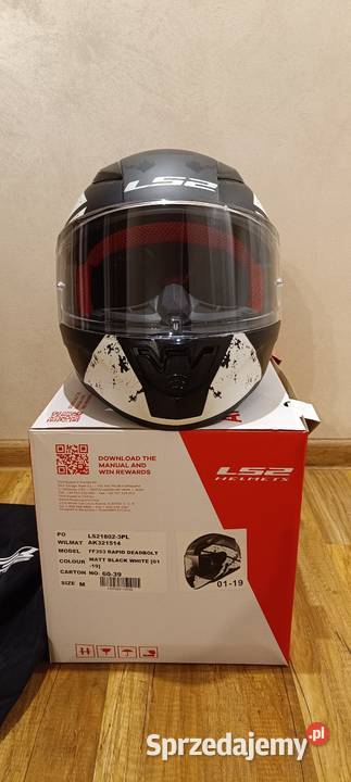 Kask motocyklowy LS2 rozmiar M Zamość sprzedam