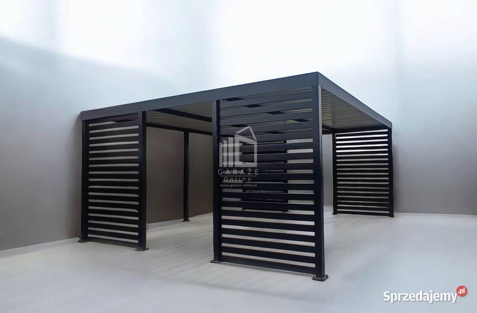 CarPort PREMIUM Wiata samochodowa 6x6 Antracyt Sprzedaż Wrocław