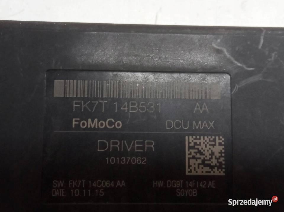 MODUŁ DRZWI KPL 3 FK7T14B531 FK7T14B533