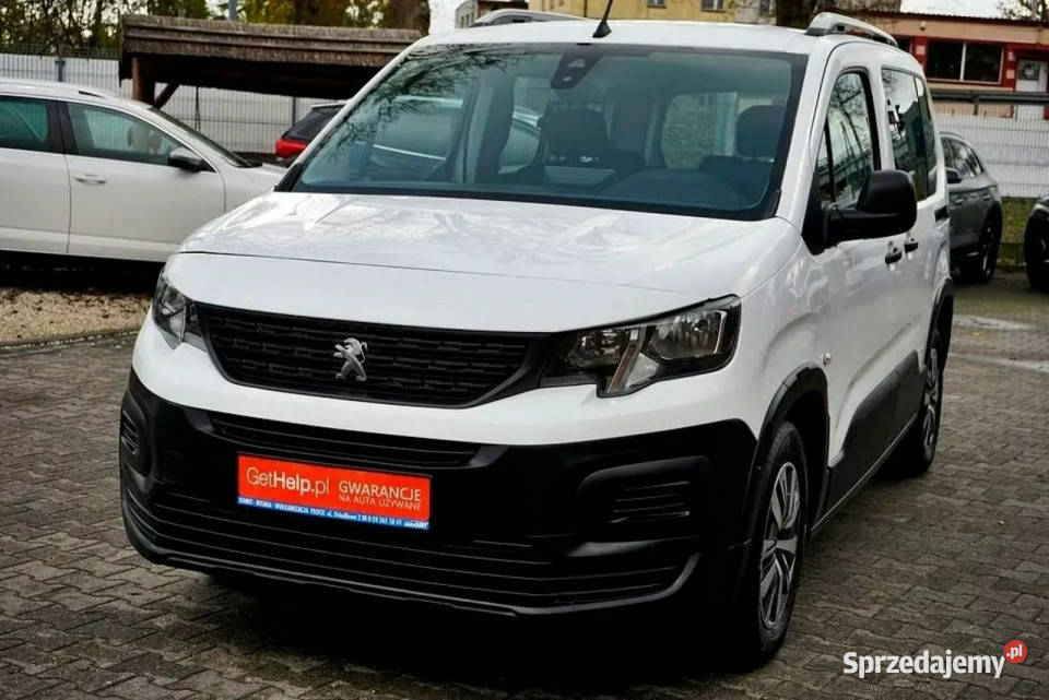 Peugeot Rifter 15HDI Klima 5 osób NAVI 143 2019r autoalarm Płock