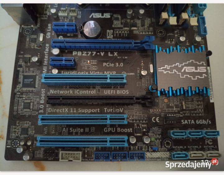 Zestaw ASUS P8Z77V LX Intel Core i52550K 8GB RAM Siedlce