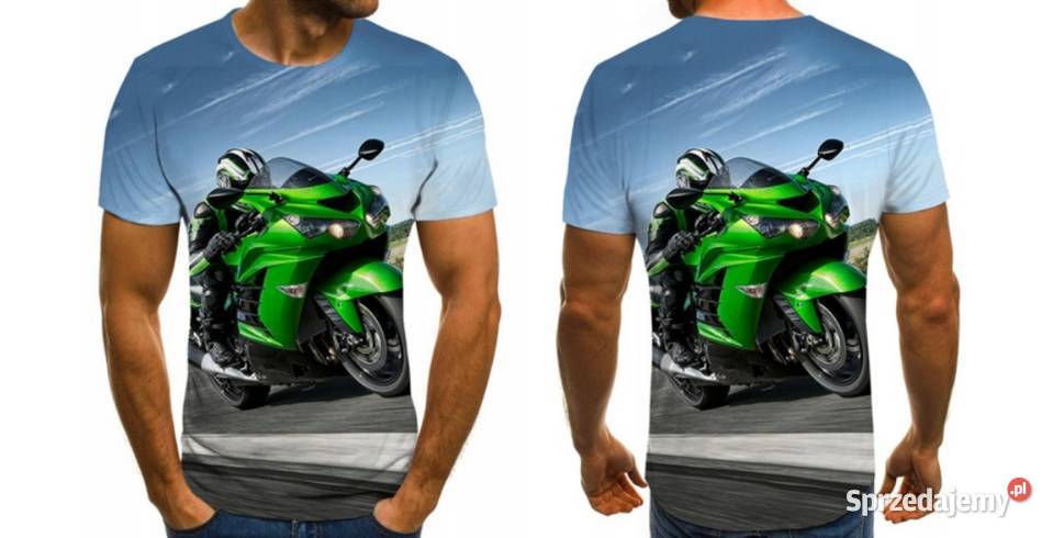 Tshirt motocykl męski z nadrukiem 3DROZMIAR 2XL Mysłowice sprzedam