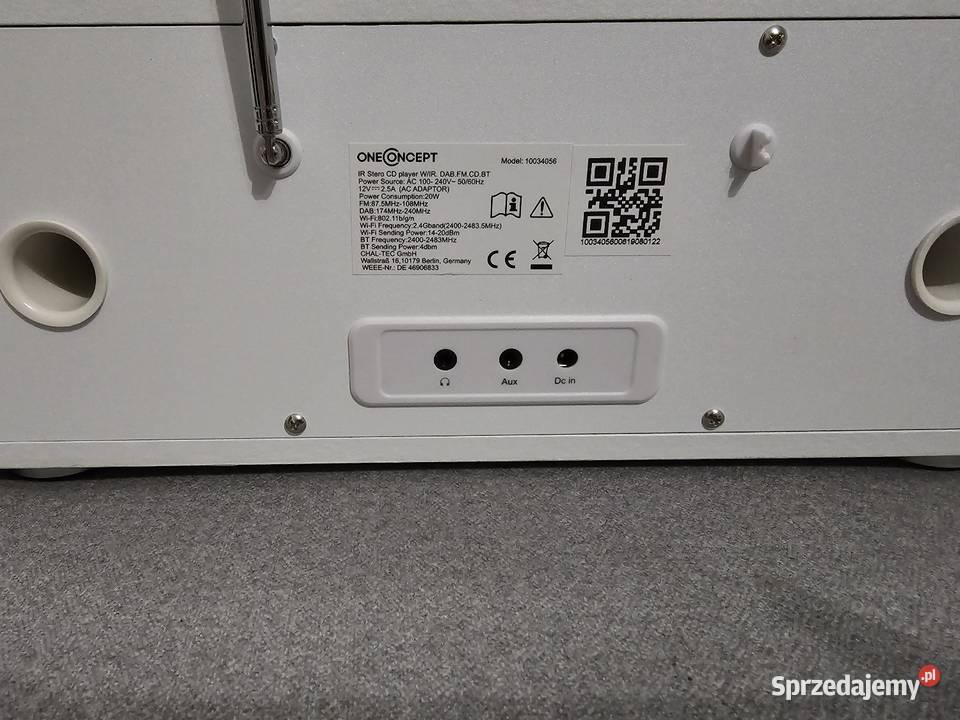 Radio internetowe Oneconcept Streamo CD Czarna Woda