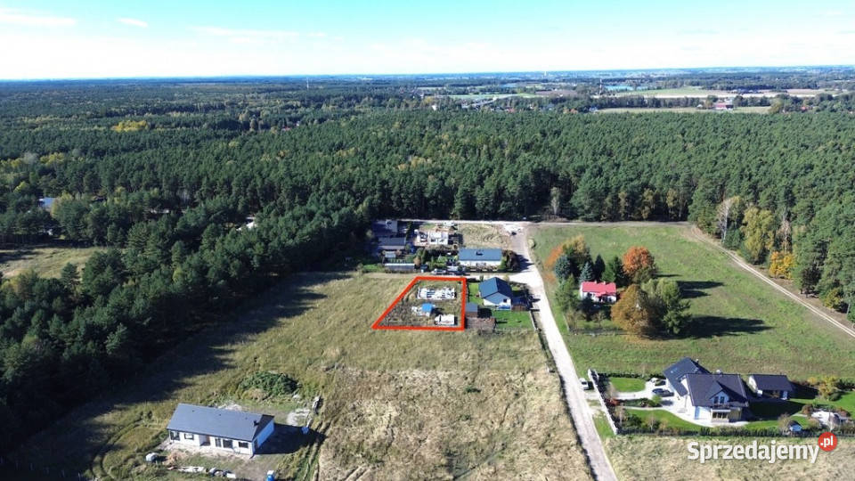 Na sprzedaż działka z rozpoczętą budową Wierzyce 23m sprzedam