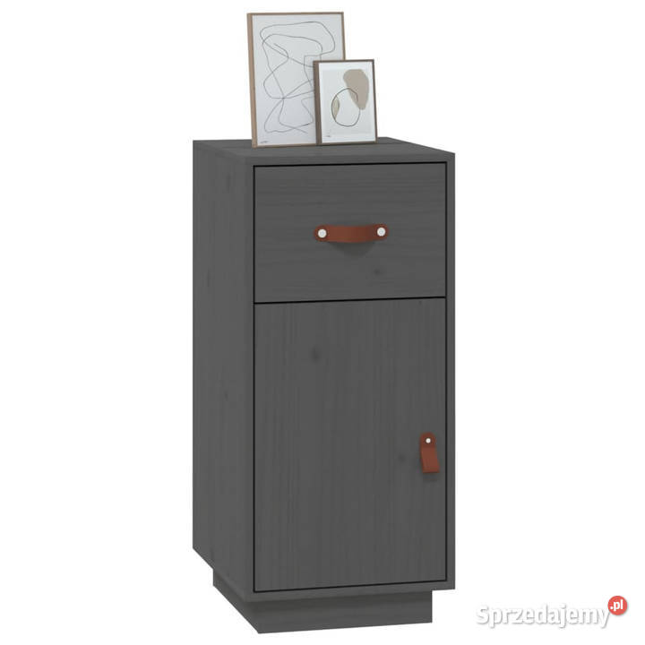 Szafka szara 34x40x75 lite drewno sosnowe Warszawa sprzedam