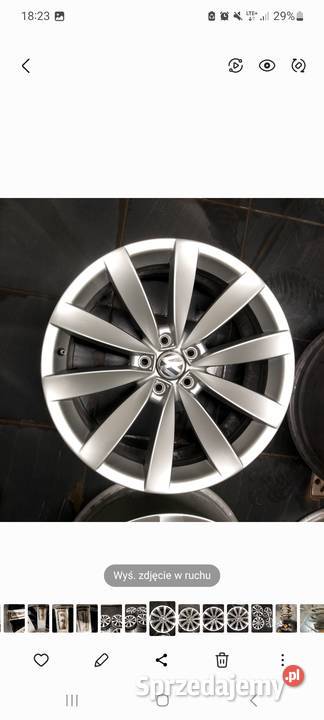 Felgi orginaly VW interlagos 19x8 et41 oc57 Średnica 19" Wodzisław Śląski