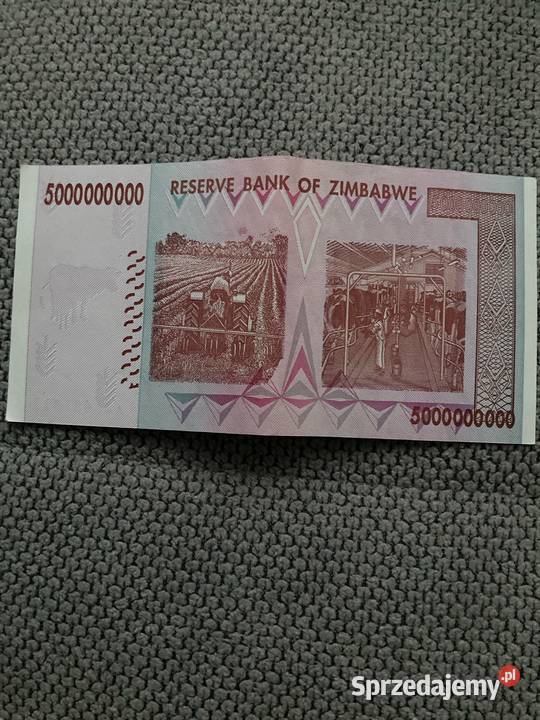 5000000000 Dollars Zimbabwe Wejherowo