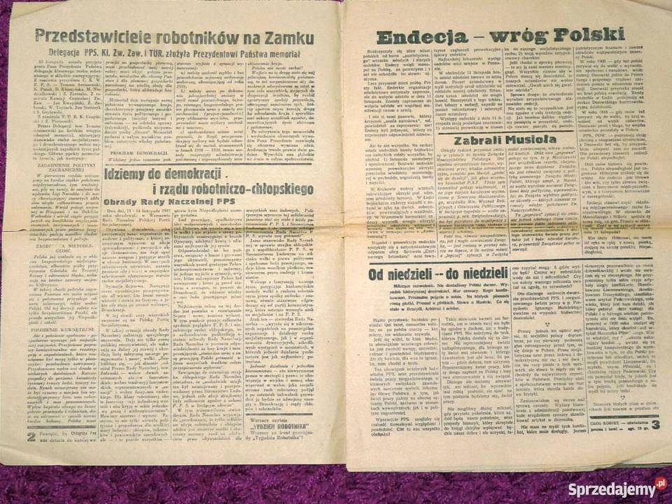 Tydzień Robotnika 49 z 21111937 gazeta Kraków