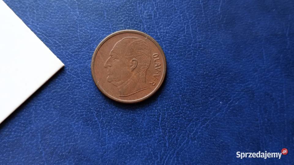 Stare monety 5 ore 1970 Norwegia Numizmatyka