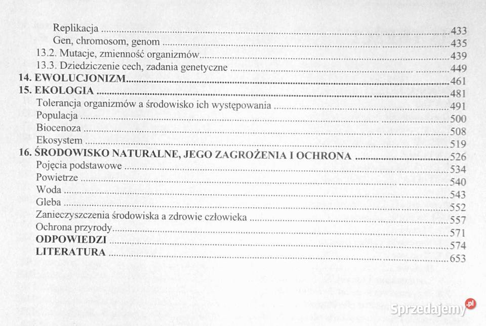 Biologia Wybór testów Matura Andrzej Persona Chełm