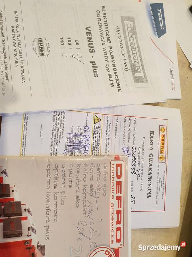 Defro Komfort Eko 25 Opał Zelów sprzedam