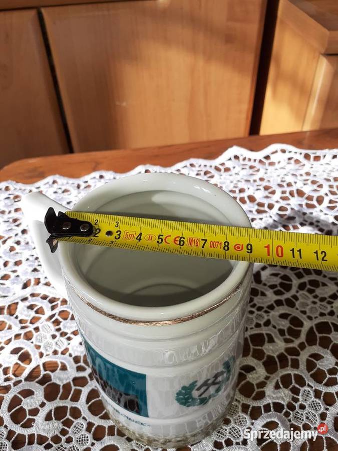 Kufel do piwa kolekcjonerski z roku 1996 Sosnowiec