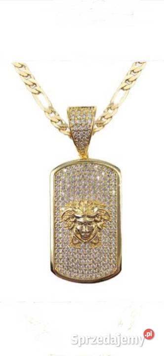 wisiorek styl versace cyrkonie Naszyjniki Wrocław