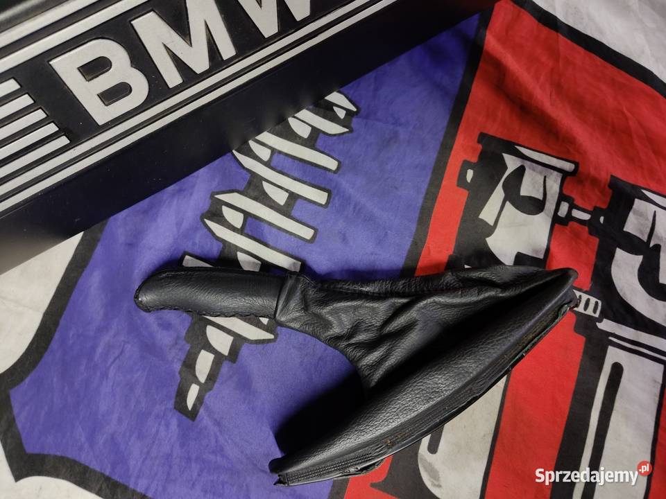 Bmw e46 mieszekdźwignia ręcznego skóra oryginał Dźwignie hamulca ręcznego Aleksandrów Łódzki