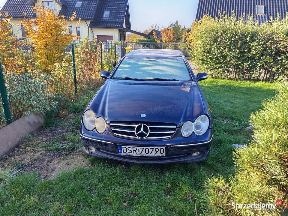 Mercedes CLK 27 CDI nieuszkodzony dolnośląskie Kąty Wrocławskie
