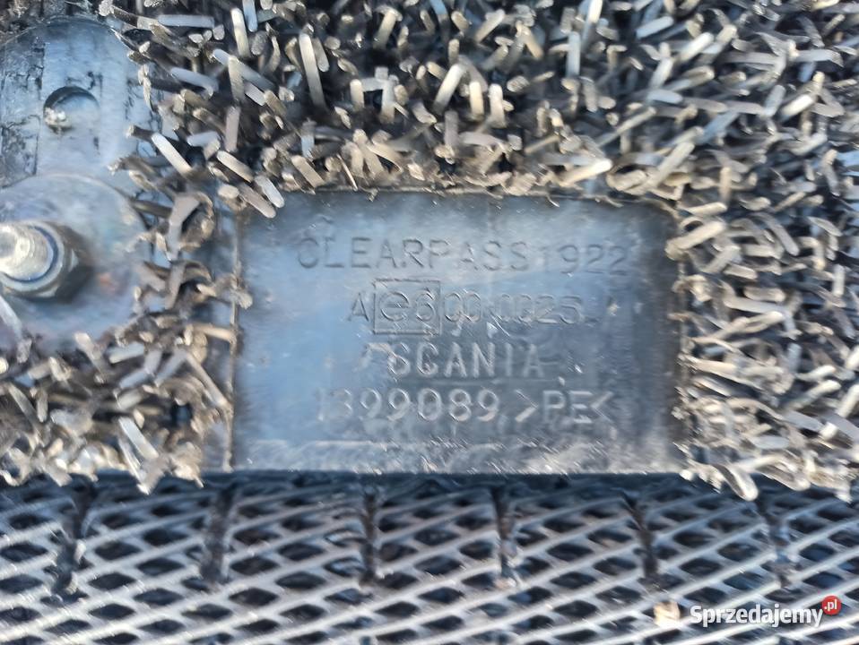SCANIA BŁOTNIK LEWY TYŁ WSPORNIK CHLAPACZ Karoseria Bieleń