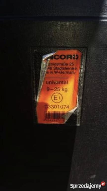 Concord Trimax Fotelik samochodowy 936 Ząbki