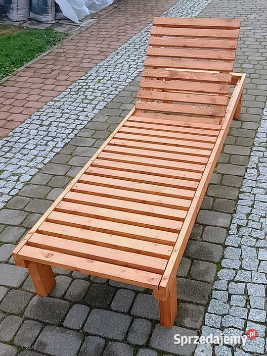 Leżak drewniany Ogród Bielsk Podlaski