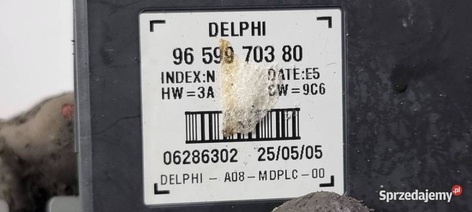 MODUŁ PEUGEOT 1007 9659970380 Pozostałe sprzedam