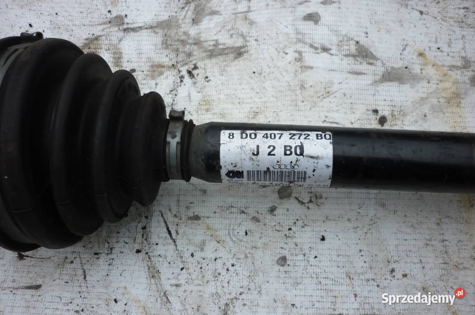 Półoś Passat Audi 19 TDI 115 8D0407272BQ Kiszkowo
