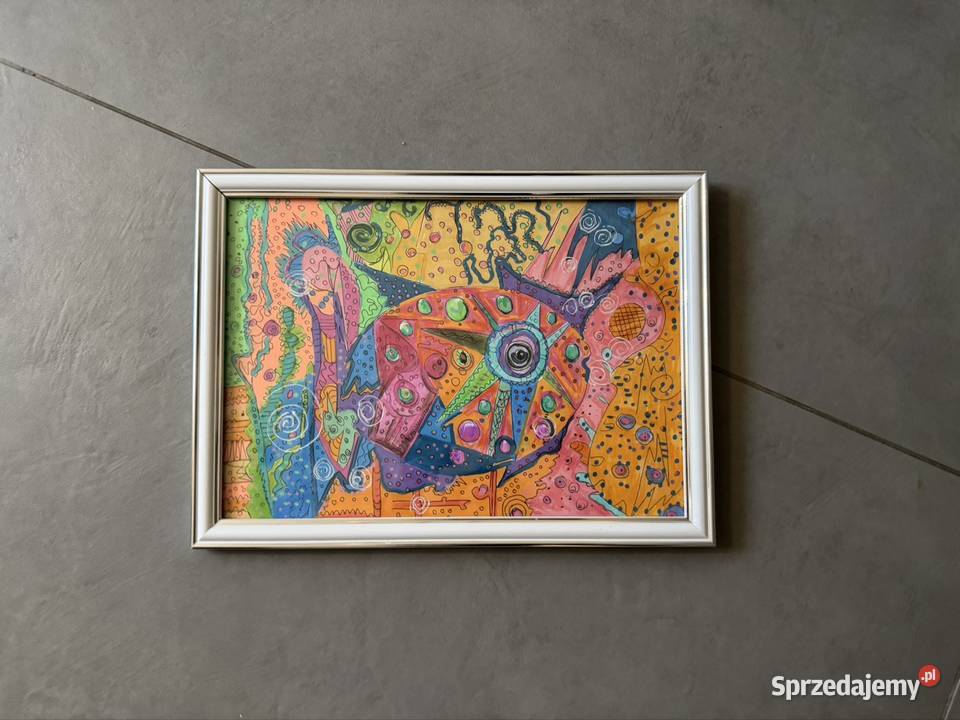 Obraz Cesarzowa głębin wielokolorowy Warszawa