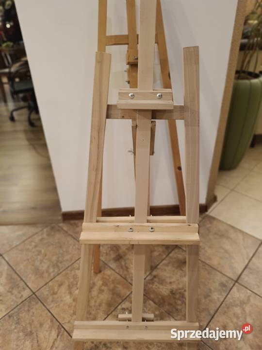 Sztalugi malarskie drewniane trójnożne