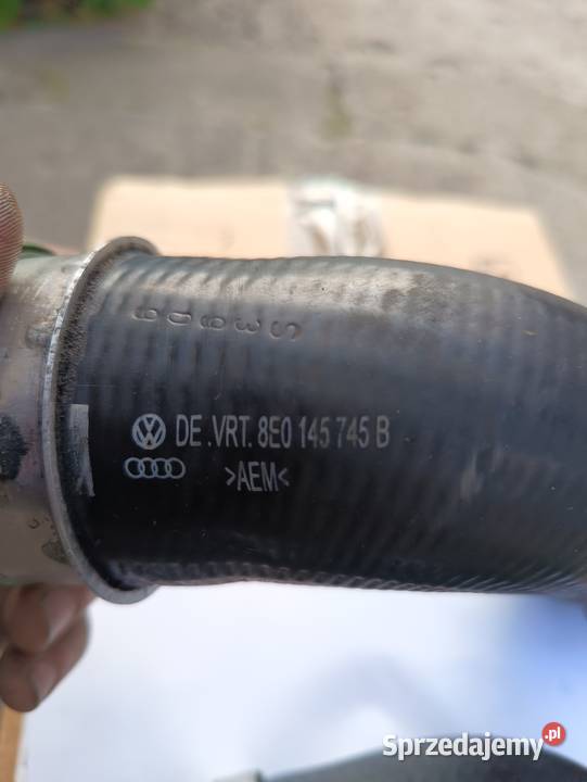 Przewód wąż intercooler Audi a4 b6 osobowe wielkopolskie Nowy Tomyśl