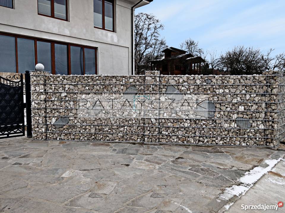 Gabion gabiony słup gabionowy 100x040m fi5mm Ogrodzenia i bramy Toruń
