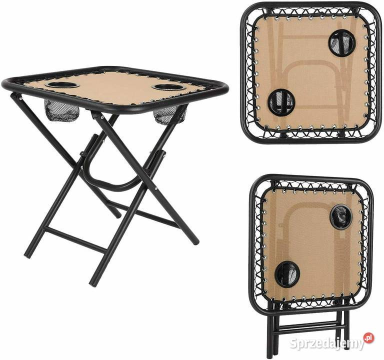 ZESTAW 2 LEŻAKISTOLIK meble ogrodowe turystyczne Meble ogrodowe Września