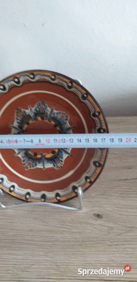 Wiszący talerz bułgarski prl Przedbórz