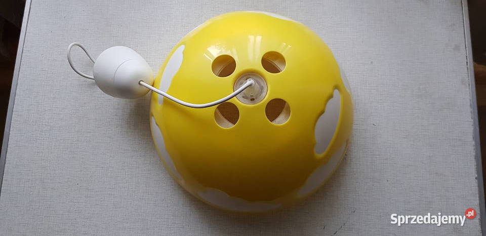 Lampa wisząca do pokoju dziecka żółta Warszawa