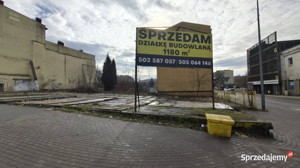 DZIAŁKA BUDOWLANA 1180 m2 Chorzów 3 Maja śląskie