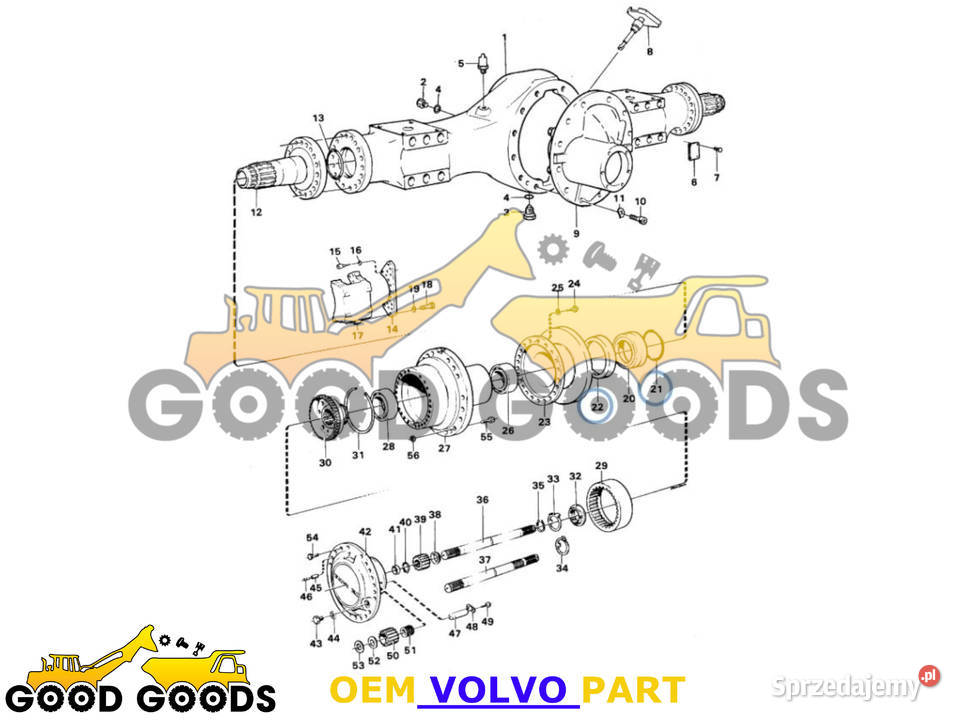 VOLVO USZCZELNIACZ PIASTY ORING 4881555 13960198