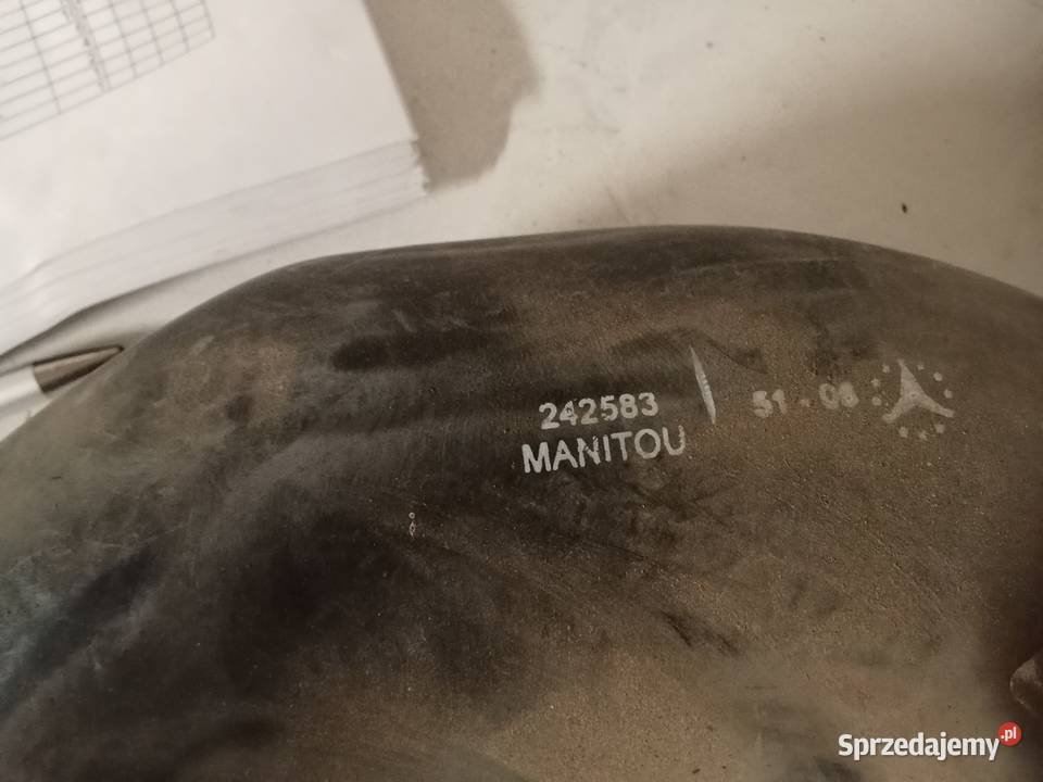 Przewód filtr powietrza turbo MANITOU 242583 Rudno sprzedam